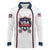 Custom USA 2025 Lacrosse Long Sleeve Polo Shirt USA Growing the Game White Version