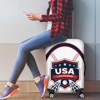 USA 2025 Lacrosse Luggage Cover USA Growing the Game White Version