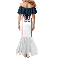 Custom USA 2025 Lacrosse Mermaid Dress USA Growing the Game White Version