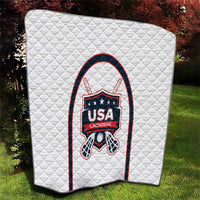 USA 2025 Lacrosse Quilt USA Growing the Game White Version
