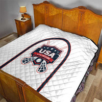 USA 2025 Lacrosse Quilt USA Growing the Game White Version