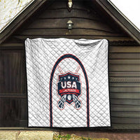 USA 2025 Lacrosse Quilt USA Growing the Game White Version