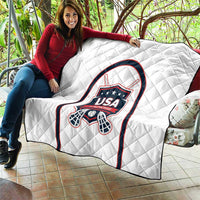 USA 2025 Lacrosse Quilt USA Growing the Game White Version