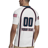 Custom USA 2025 Lacrosse Rugby Jersey USA Growing the Game White Version