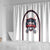 USA 2025 Lacrosse Shower Curtain USA Growing the Game White Version