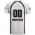 Custom USA 2025 Lacrosse T Shirt USA Growing the Game White Version