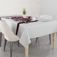 USA 2025 Lacrosse Tablecloth USA Growing the Game White Version