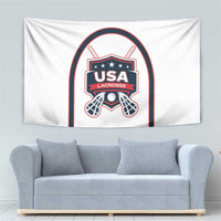 USA 2025 Lacrosse Tapestry USA Growing the Game White Version