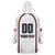 Custom USA 2025 Lacrosse Wearable Blanket Hoodie USA Growing the Game White Version