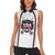 Custom USA 2025 Lacrosse Women Sleeveless Polo Shirt USA Growing the Game White Version
