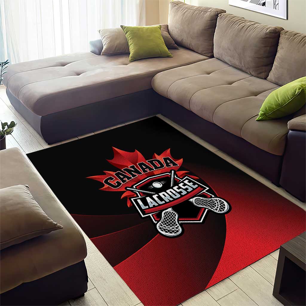 Canada Lacrosse 2025 Area Rug Our Country and Our Game