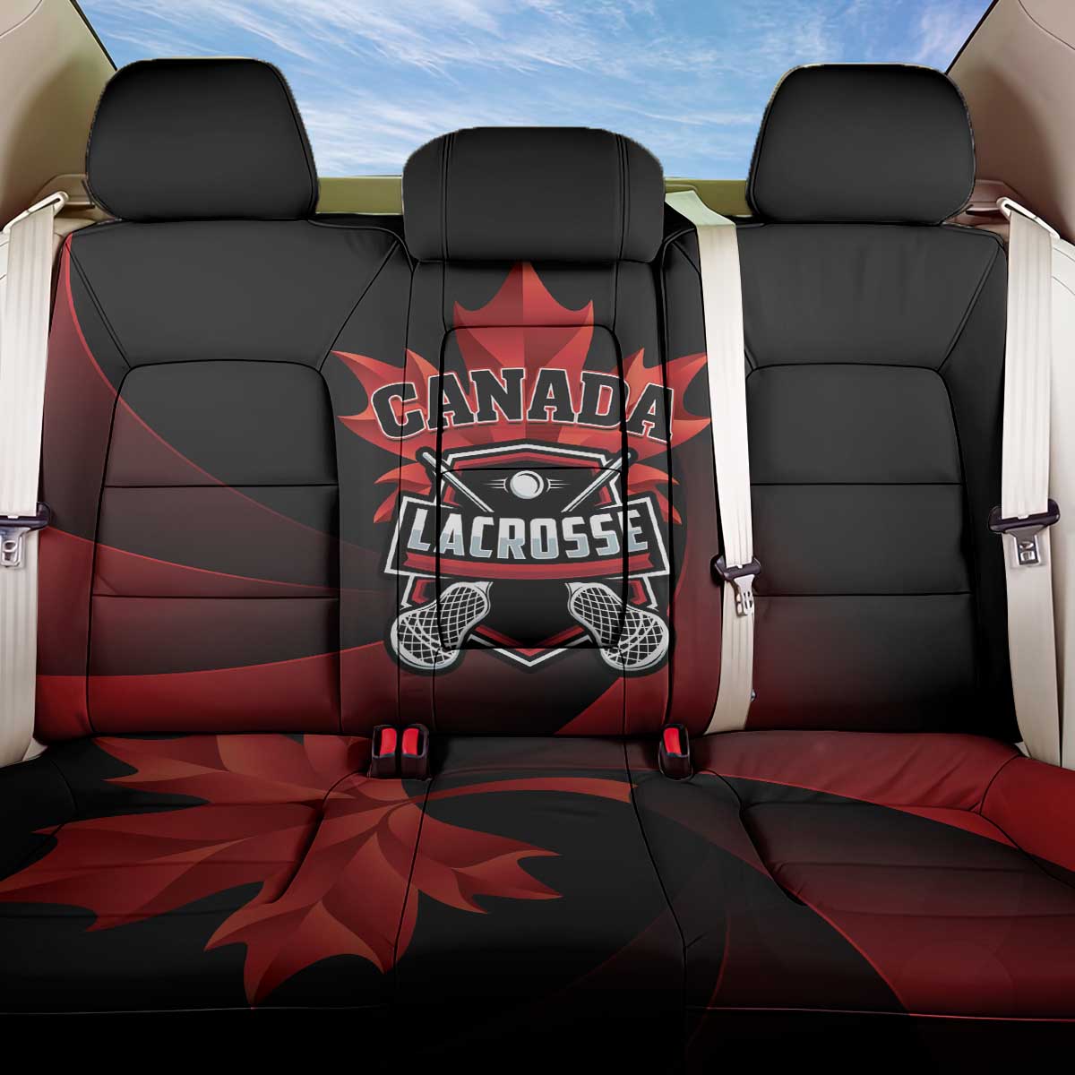 Canada Lacrosse 2025 Back Car Seat Cover Our Country and Our Game