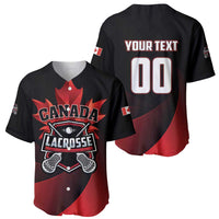 Custom Canada Lacrosse 2025 Baseball Jersey Our Country and Our Game