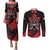 Custom Canada Lacrosse 2025 Couples Matching Puletasi and Long Sleeve Button Shirt Our Country and Our Game