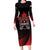 Custom Canada Lacrosse 2025 Family Matching Long Sleeve Bodycon Dress and Hawaiian Shirt Our Country and Our Game