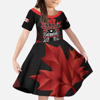 Custom Canada Lacrosse 2025 Family Matching Off Shoulder Maxi Dress and Hawaiian Shirt Our Country and Our Game