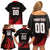 Custom Canada Lacrosse 2025 Family Matching Off Shoulder Short Dress and Hawaiian Shirt Our Country and Our Game