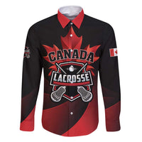 Custom Canada Lacrosse 2025 Family Matching Off Shoulder Short Dress and Hawaiian Shirt Our Country and Our Game