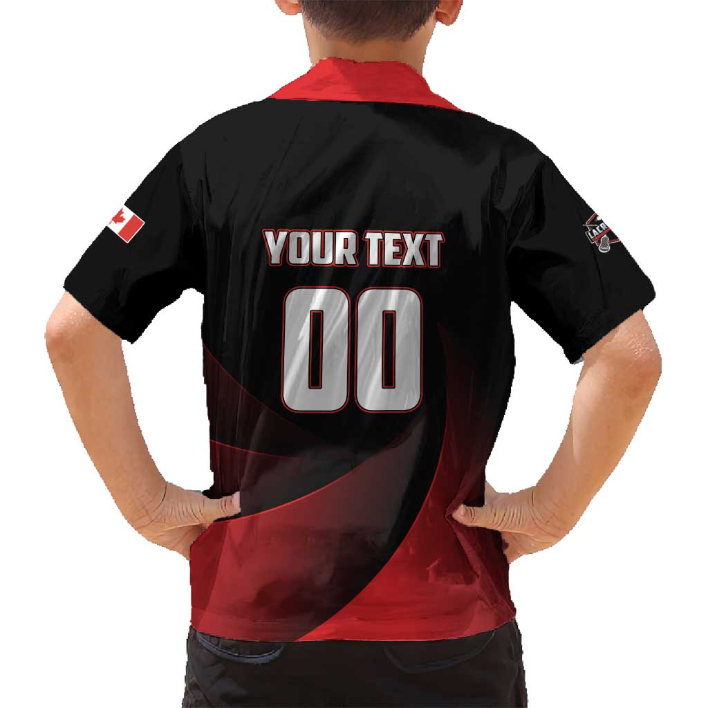 Custom Canada Lacrosse 2025 Family Matching Puletasi and Hawaiian Shirt Our Country and Our Game