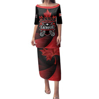 Custom Canada Lacrosse 2025 Family Matching Puletasi and Hawaiian Shirt Our Country and Our Game