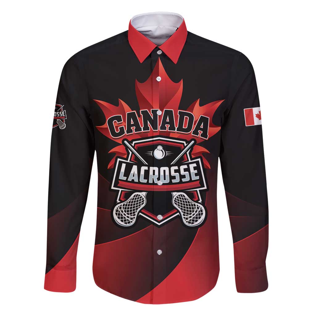 Custom Canada Lacrosse 2025 Family Matching Summer Maxi Dress and Hawaiian Shirt Our Country and Our Game