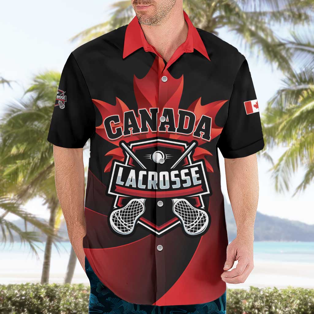 Custom Canada Lacrosse 2025 Hawaiian Shirt Our Country and Our Game