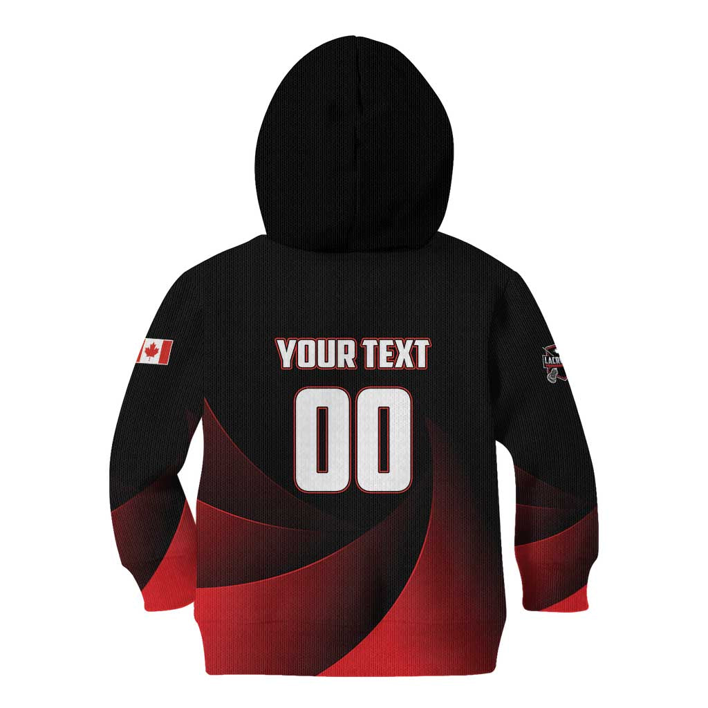 Custom Canada Lacrosse 2025 Kid Hoodie Our Country and Our Game