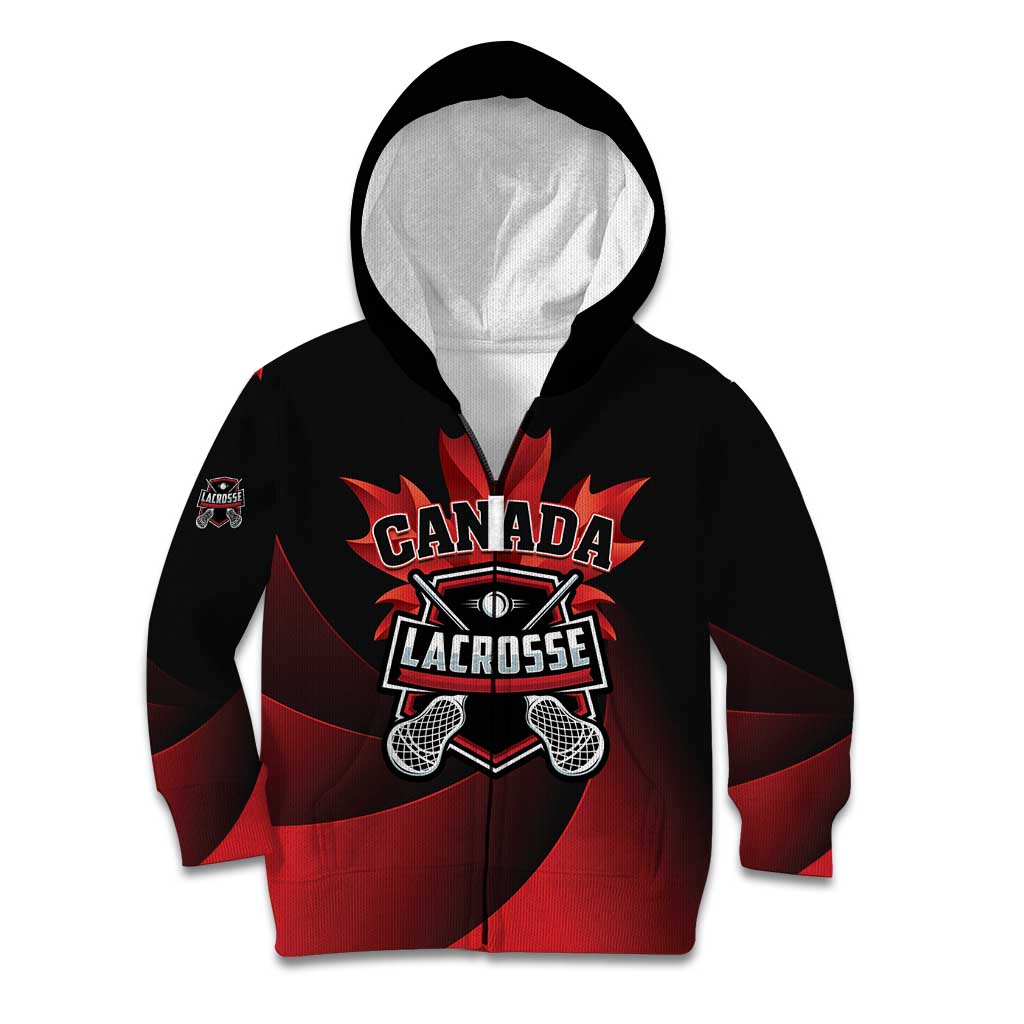 Custom Canada Lacrosse 2025 Kid Hoodie Our Country and Our Game