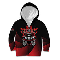 Custom Canada Lacrosse 2025 Kid Hoodie Our Country and Our Game