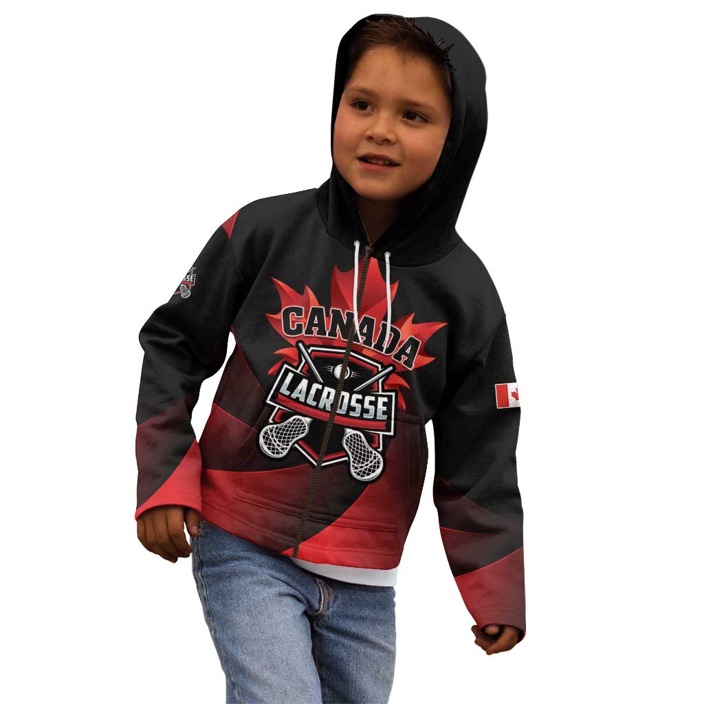 Custom Canada Lacrosse 2025 Kid Hoodie Our Country and Our Game