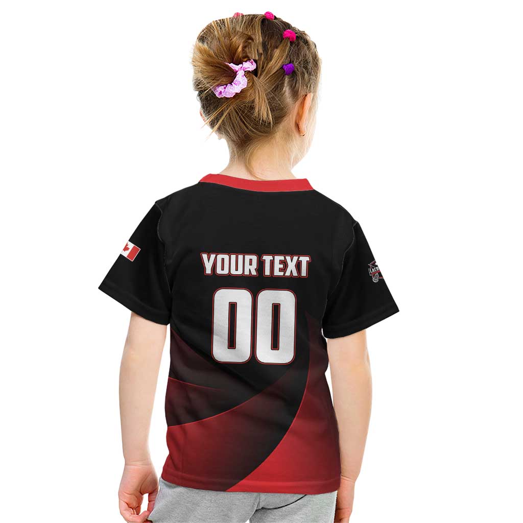 Custom Canada Lacrosse 2025 Kid T Shirt Our Country and Our Game