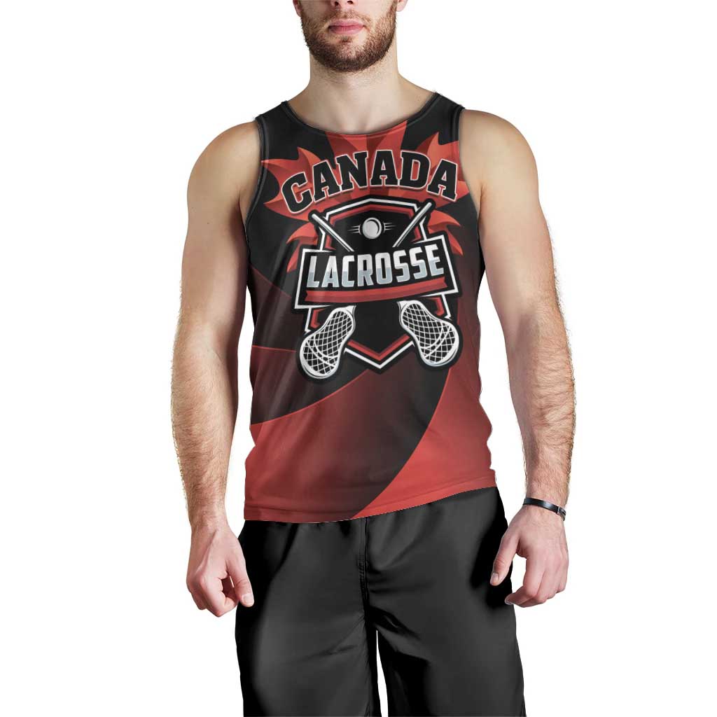 Custom Canada Lacrosse 2025 Men Tank Top Our Country and Our Game
