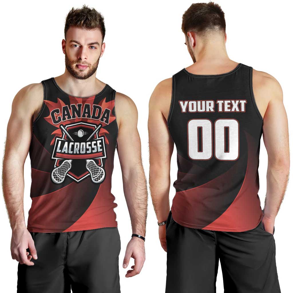 Custom Canada Lacrosse 2025 Men Tank Top Our Country and Our Game