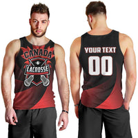 Custom Canada Lacrosse 2025 Men Tank Top Our Country and Our Game