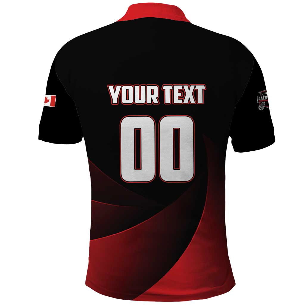 Custom Canada Lacrosse 2025 Polo Shirt Our Country and Our Game