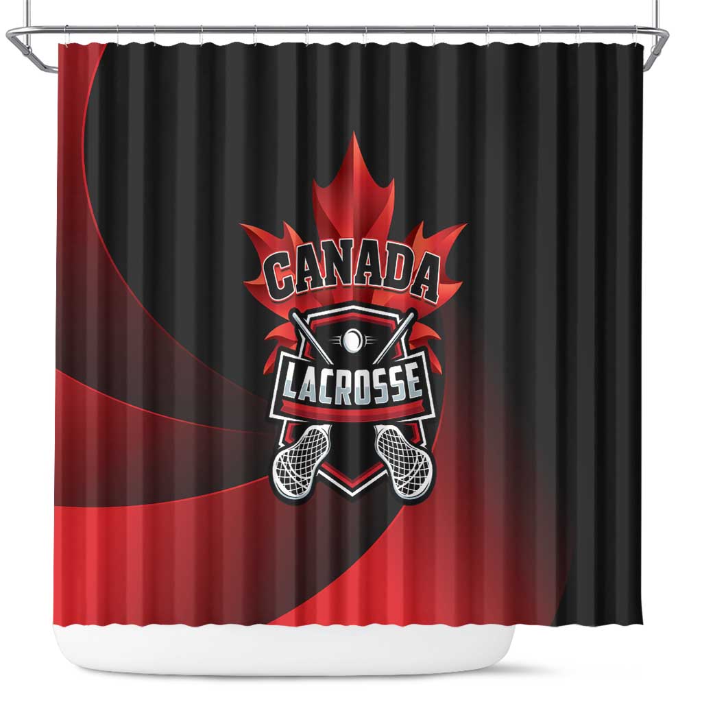 Canada Lacrosse 2025 Shower Curtain Our Country and Our Game