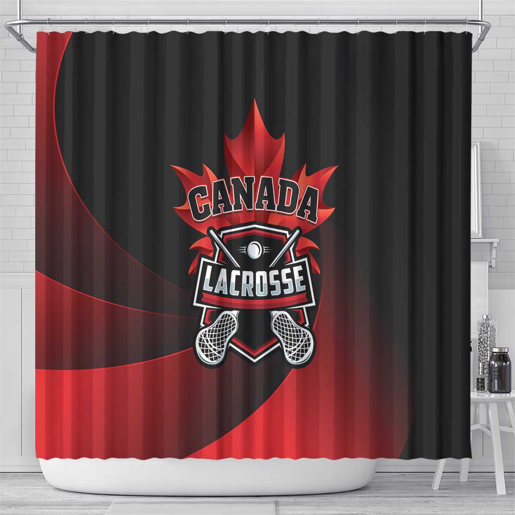 Canada Lacrosse 2025 Shower Curtain Our Country and Our Game