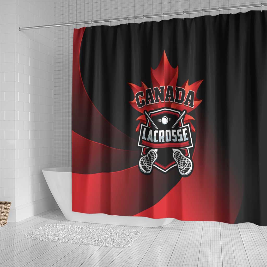 Canada Lacrosse 2025 Shower Curtain Our Country and Our Game