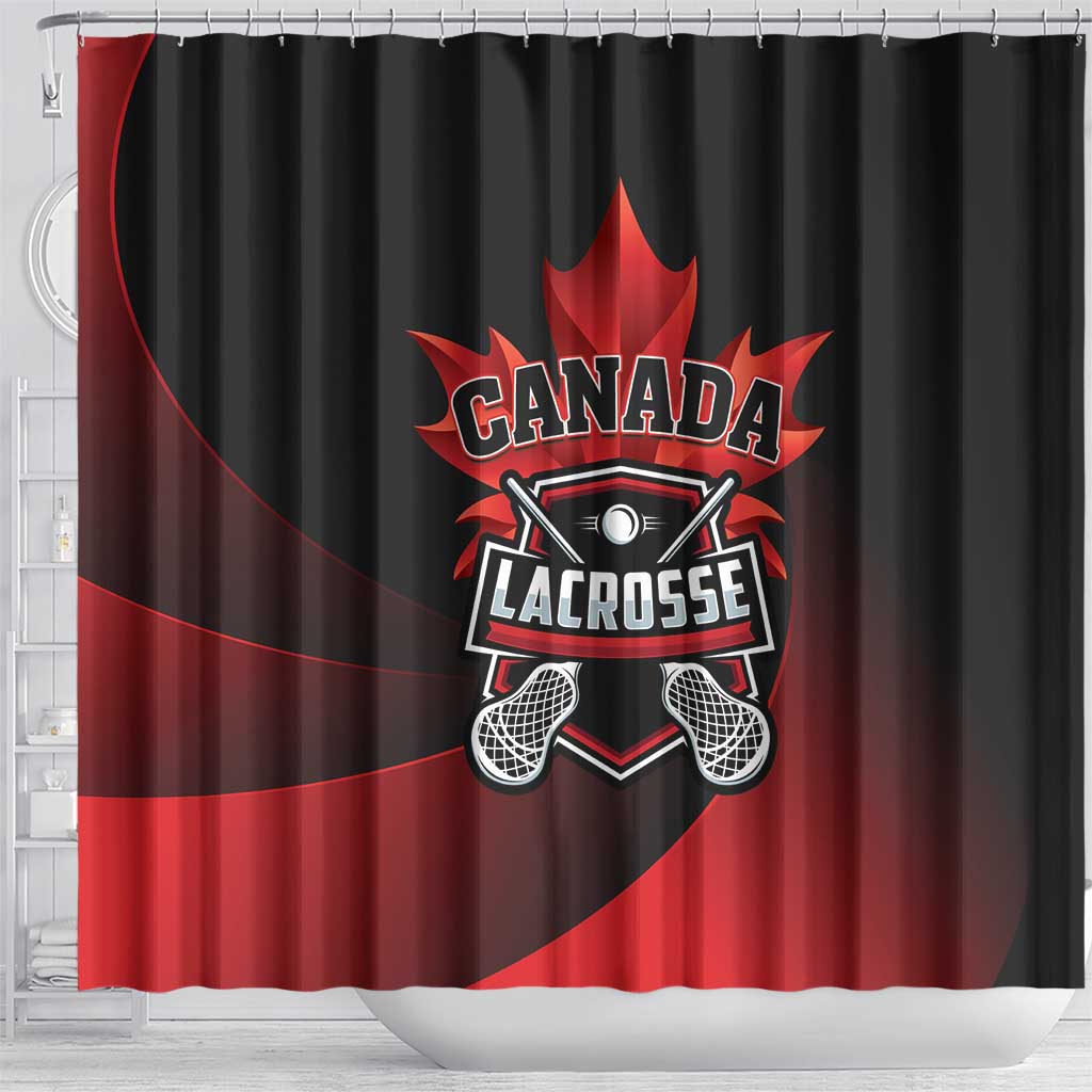 Canada Lacrosse 2025 Shower Curtain Our Country and Our Game