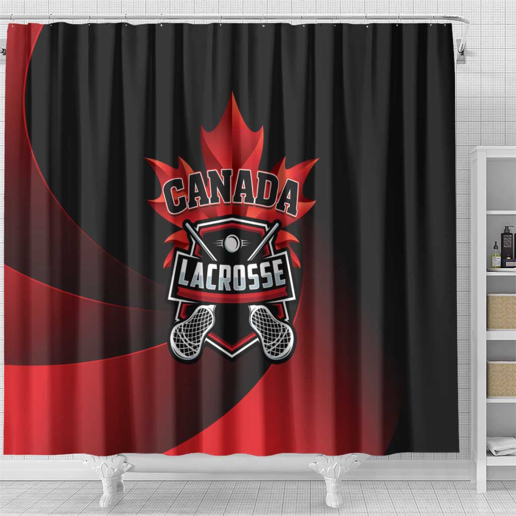 Canada Lacrosse 2025 Shower Curtain Our Country and Our Game