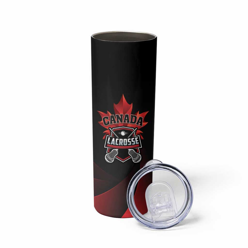 Custom Canada Lacrosse 2025 Skinny Tumbler Our Country and Our Game