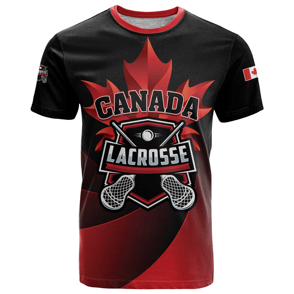Custom Canada Lacrosse 2025 T Shirt Our Country and Our Game