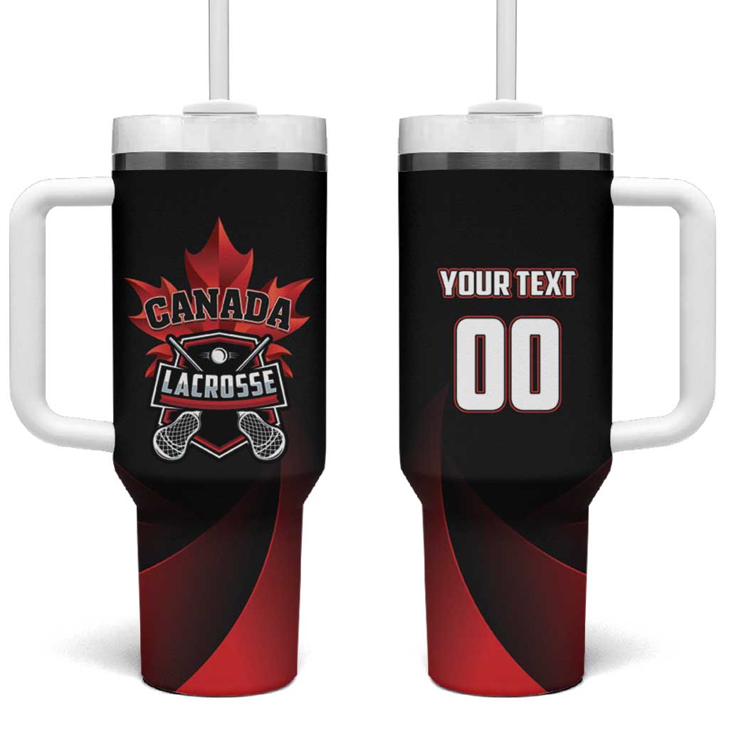 Custom Canada Lacrosse 2025 Tumbler With Handle Our Country and Our Game