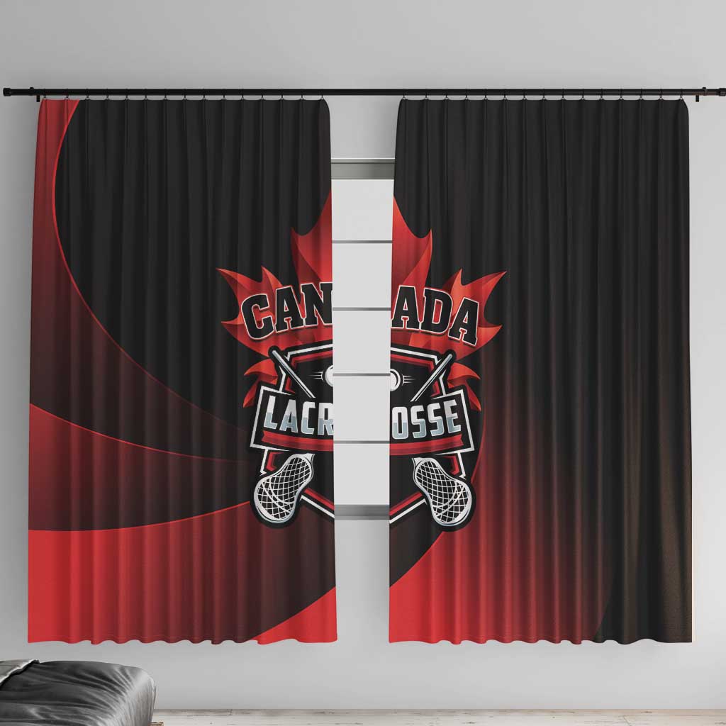 Canada Lacrosse 2025 Window Curtain Our Country and Our Game