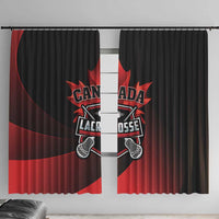 Canada Lacrosse 2025 Window Curtain Our Country and Our Game