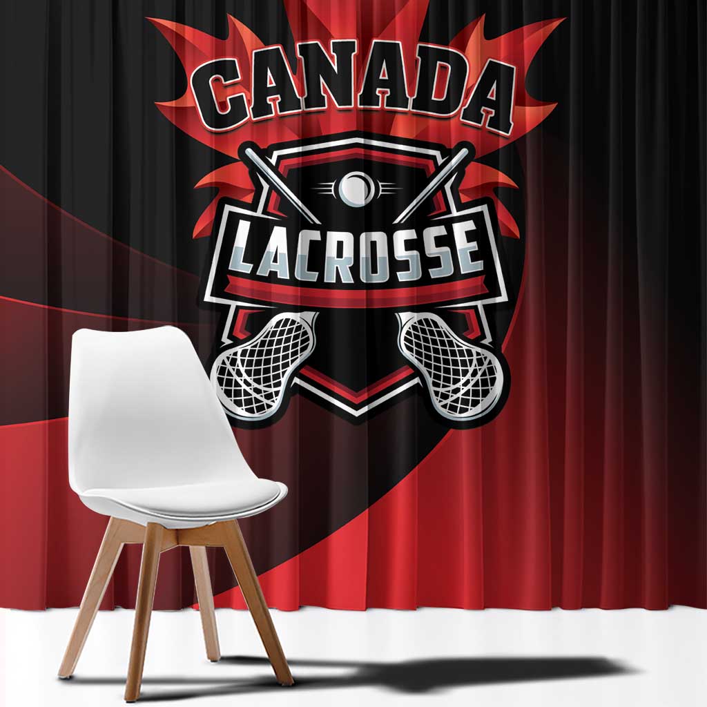 Canada Lacrosse 2025 Window Curtain Our Country and Our Game
