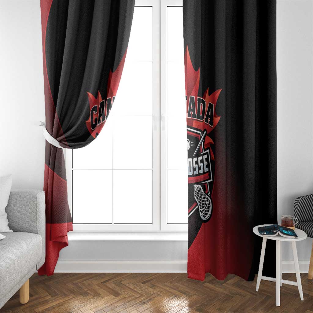 Canada Lacrosse 2025 Window Curtain Our Country and Our Game