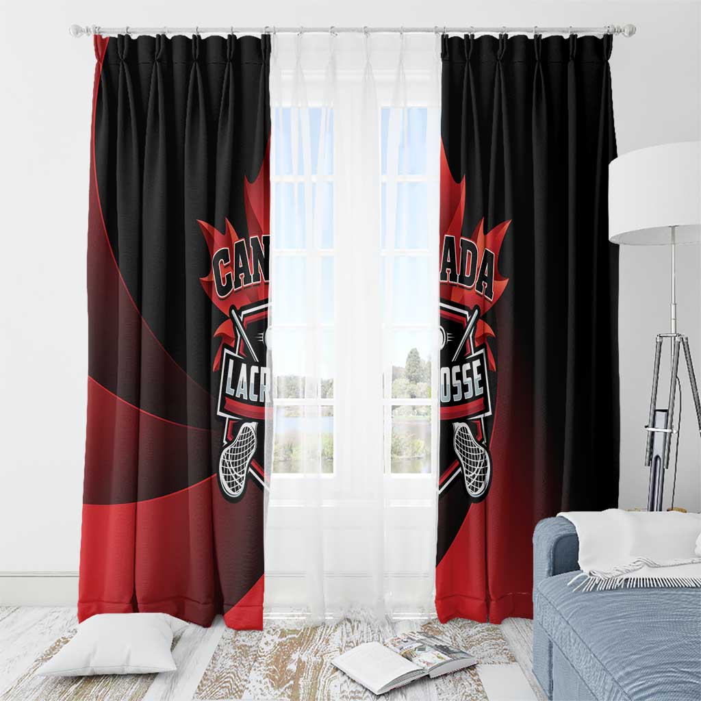 Canada Lacrosse 2025 Window Curtain Our Country and Our Game