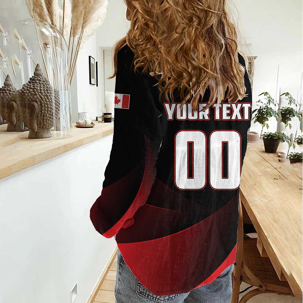 Custom Canada Lacrosse 2025 Women Casual Shirt Our Country and Our Game