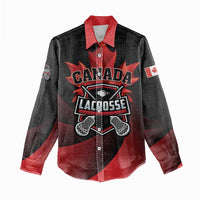 Custom Canada Lacrosse 2025 Women Casual Shirt Our Country and Our Game